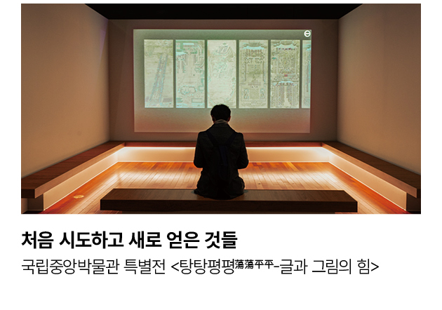 처음 시도하고 새로 얻은 것들 국립중앙박물관 특별전 <탕탕평평蕩蕩平平-글과 그림의 힘>